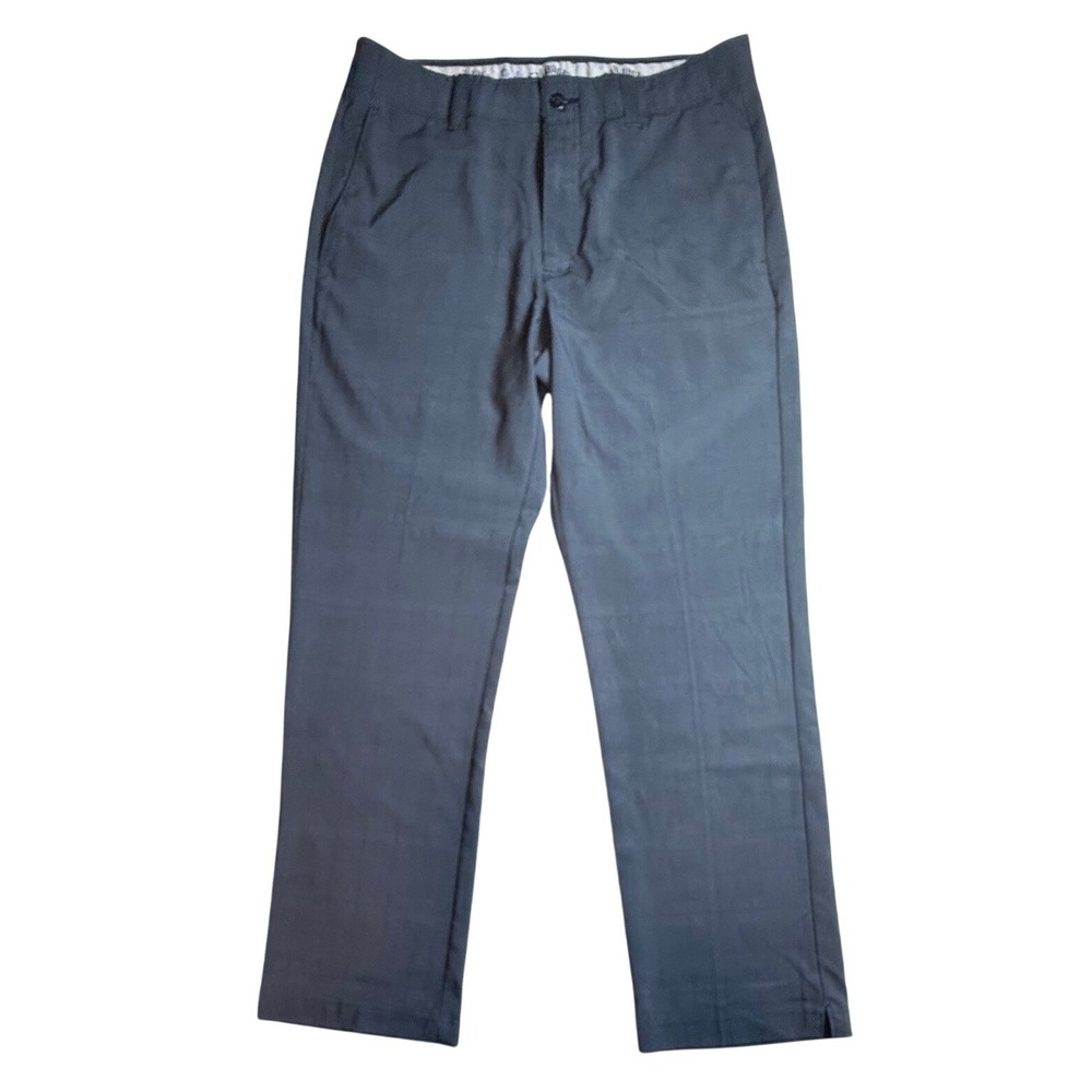 Callaway Mens Golf‎ Pants 34x30 Grey Micro Plaid Performance Stretch-2200